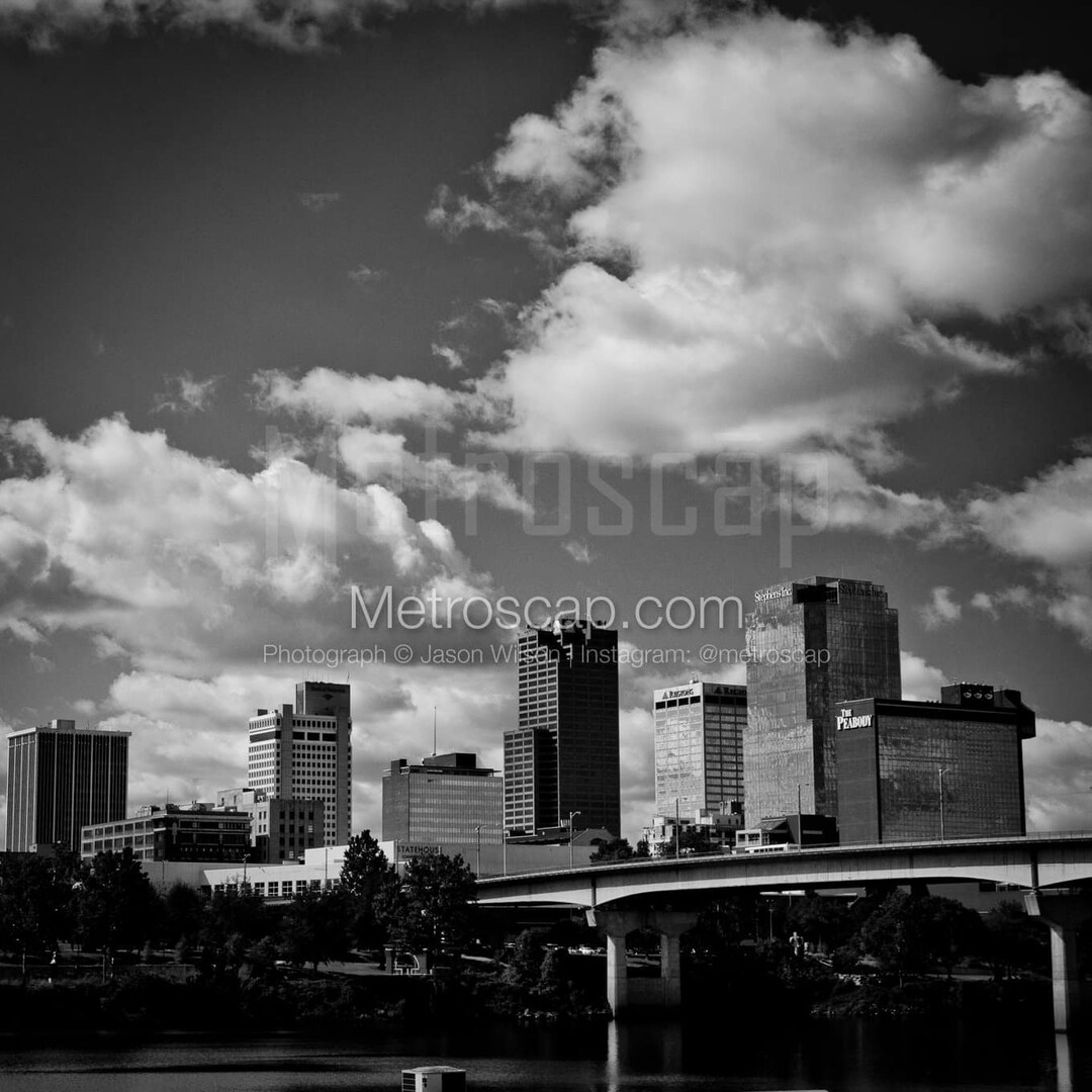 Little Rock AR Pictures Black & White. Downtown Little Rock Arkansas