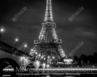 Black and White, Paris Photography, Paris France Photography , Fine Art Photography, Paris Pictures, River Seine, Eiffel Tower, Pont d'iena