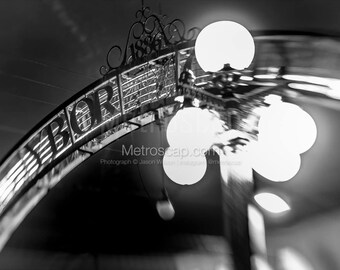 Ybor City Arch Black & White Wall Art. Tampa Black And White Pictures | Tampa Office Art