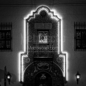 Columbia Restaurant Ybor City Black & White Wall Art. Tampa Black And White Pictures Tampa Office Art image 2