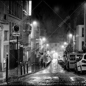 Black and White, Paris Photography, Paris France Photography , Fine Art Photography, Paris Pictures, Paris in the Rain, Montmartre