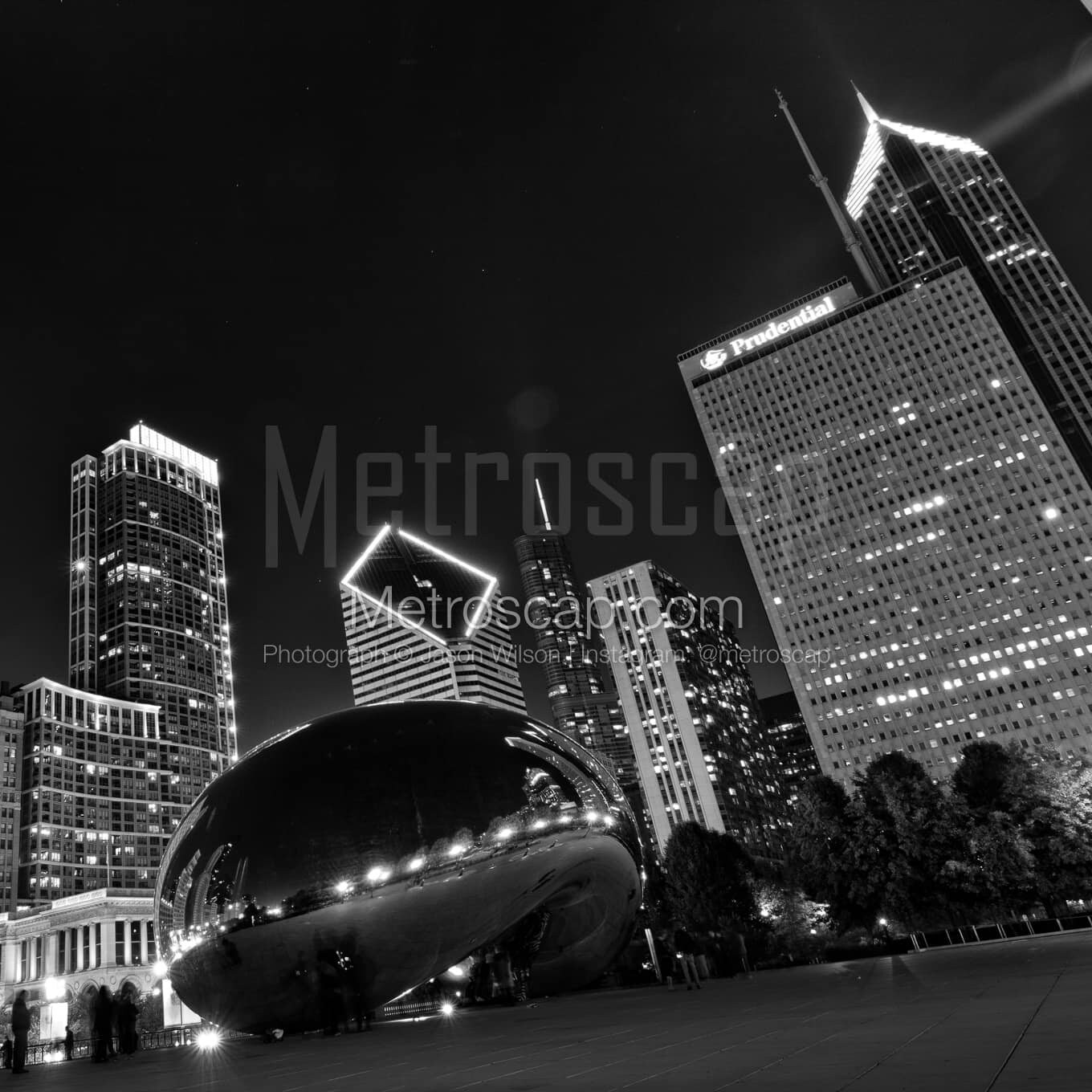 Chicago Black And White Clouds