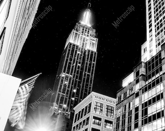 マンハッタン上空、ニューヨークの写真、エンパイア ステート ビル