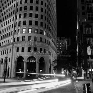 Turks Head Building Weybosset Westminster Black & White Wall Art. Providence Black And White Pictures | Providence Office Art