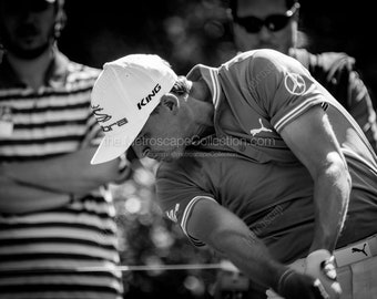 Schwarz weiß Golf Bilder, Rickie Fowler Bilder, Rickie Fowler Poster, Rickie Fowler Art Prints, Golf Course Wall Art, Golf Poster