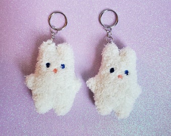 Kawaii cute plush soft bunbun bunny toy keychain
