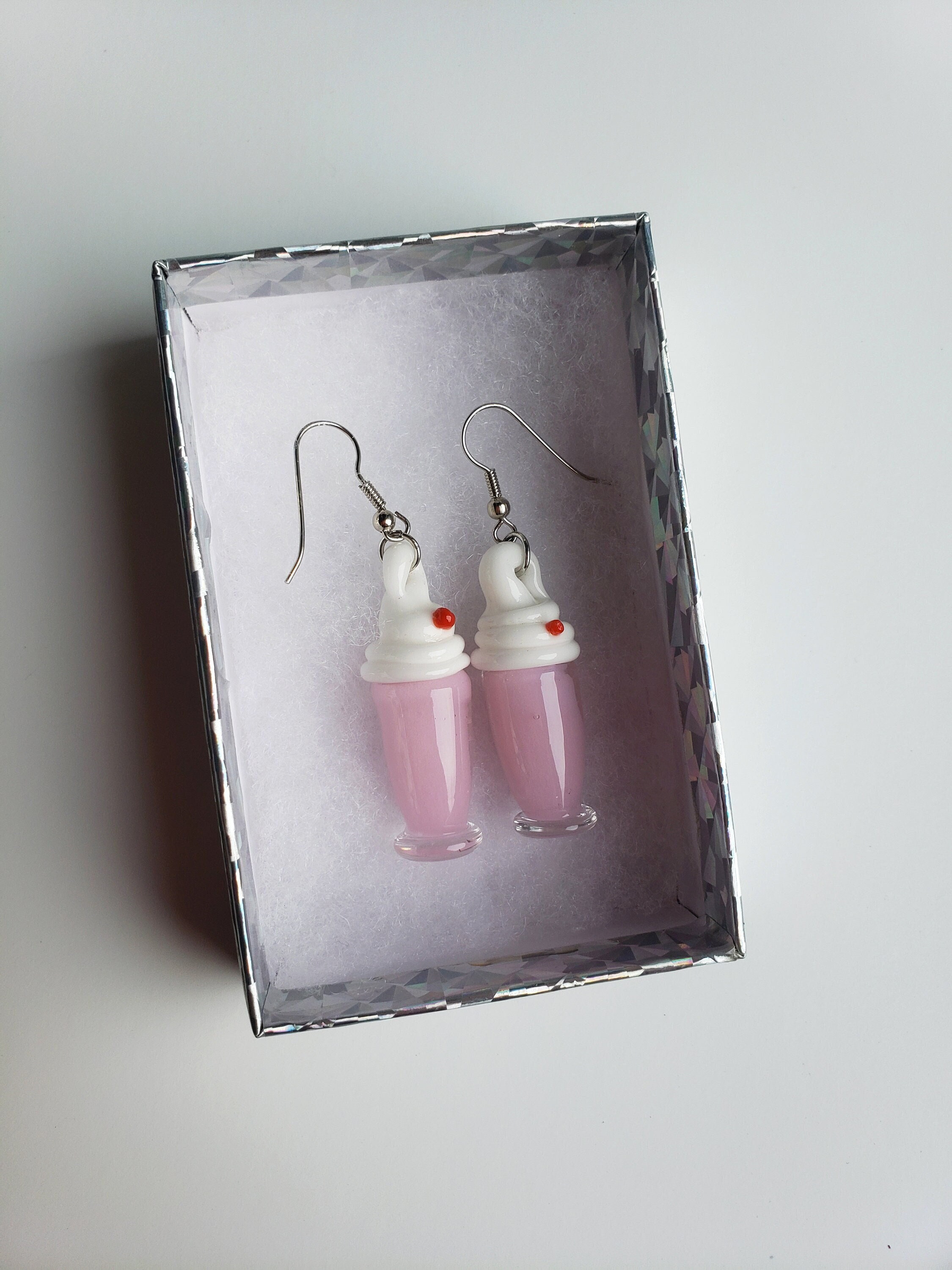 MILK X SODA PASTEL BEAR EARRINGS PURPLE MILK X SODA PASTEL BEAR EARRINGS PURPLE