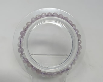 5.6mm High Quality Ice Kunzite Beaded Bracelet