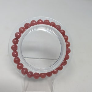 7mm High Quality Rhodochrosite Beaded Bracelet