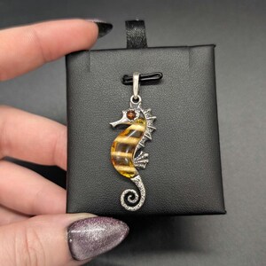 High quality mixed amber .925 sterling silver pendant