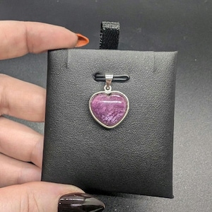 High quality star ruby .925 sterling silver pendant