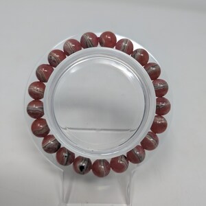 8.8mm High Quality Rhodochrosite Beaded Bracelet