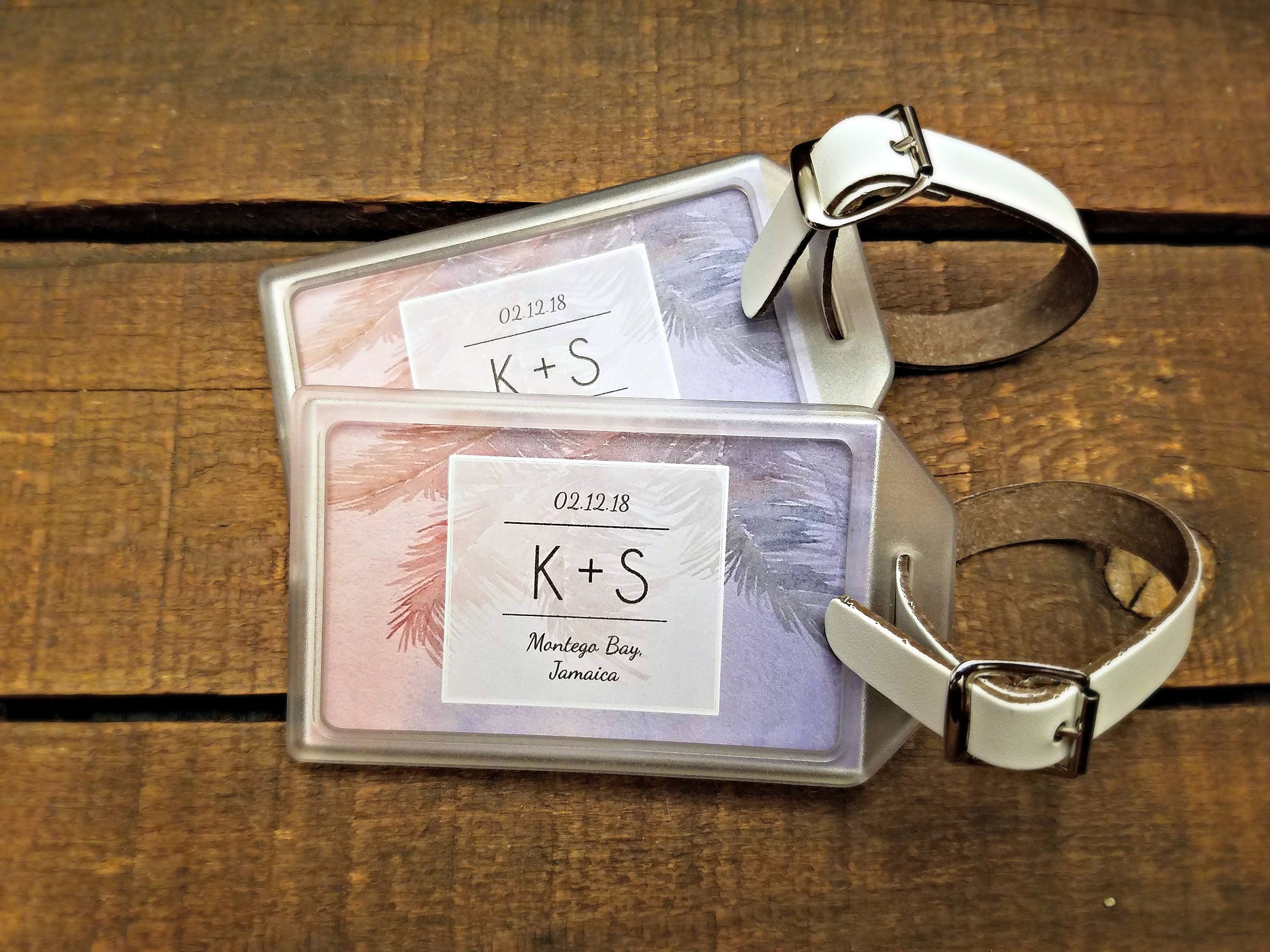 Destination Wedding Favors Luggage Tags For Destination Etsy
