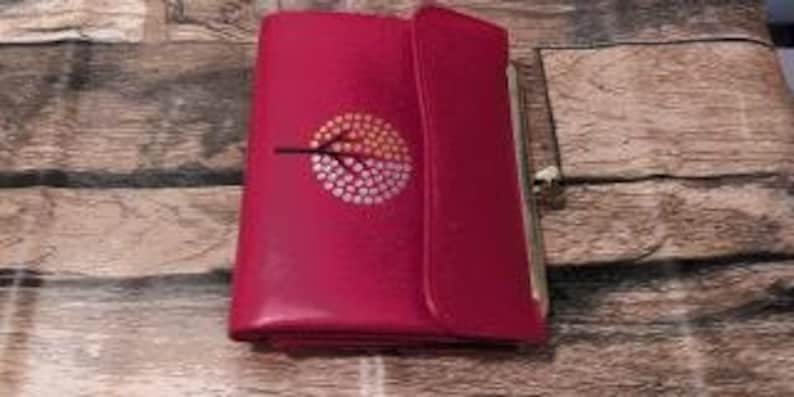 Vintage Rolfs Sugarbush Red Leather Wallet with Box
