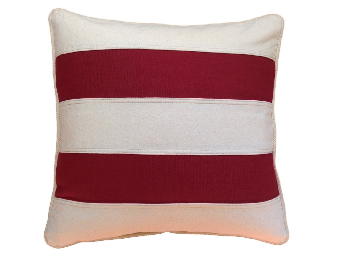Nautical Flag Pillow betsy Stars Stripes Etsy