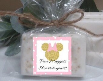 minnie mouse baby shower party favors