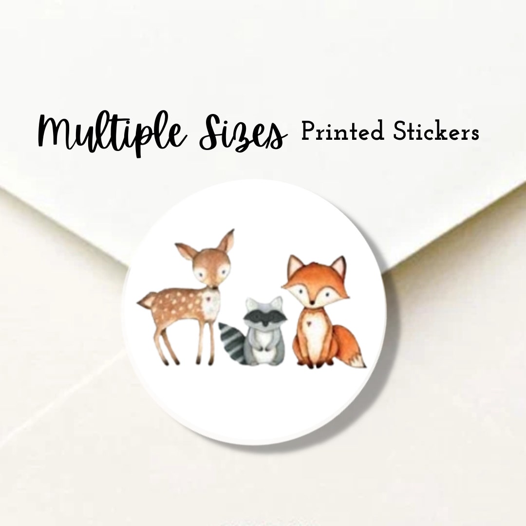 C37 Woodland Envelope Seal Baby Shower Woodland Envelope Etsy