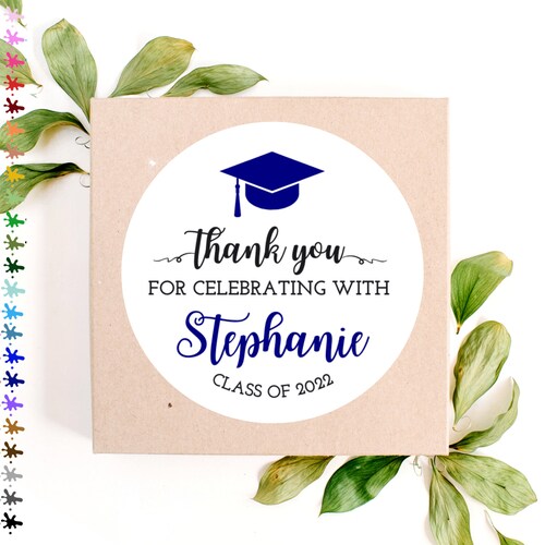 Thank You Graduation Stickers 2022 Graduation Favor Stickers ...