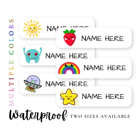 Waterproof Teacher Name Labels, Kids Name Labels, Camp Labels, Daycare  Lables, Name Labels for School Supplies, Belongs to Name Label 