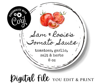 Jar Labels - Etsy New Zealand