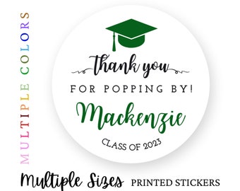 K59, Class of 2023 Envelope Seal Stickers, Graduation Stickers for