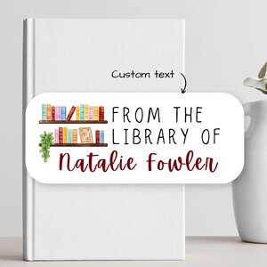 From the Library of Stickers, Library of Book Label, This Book Belongs ...