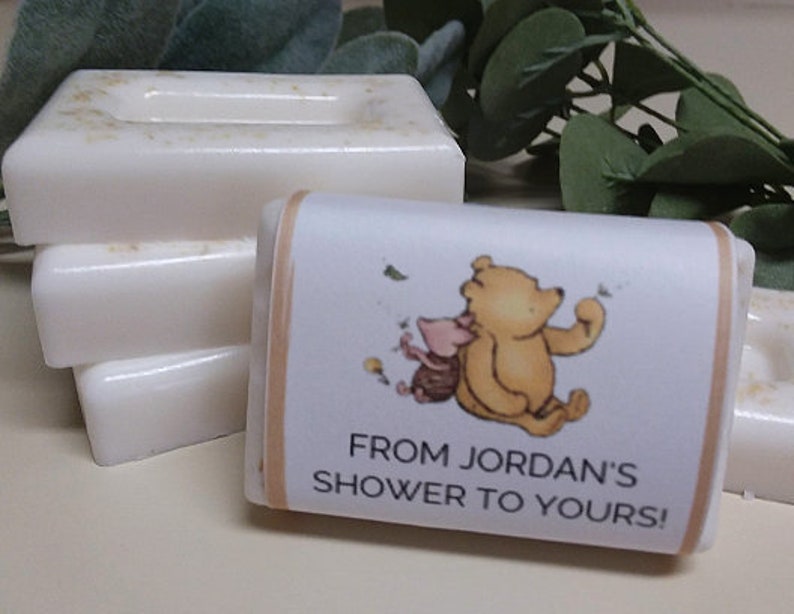 10 Mini Soap Favors Baby Shower Soap Favors Winnie The Pooh Etsy