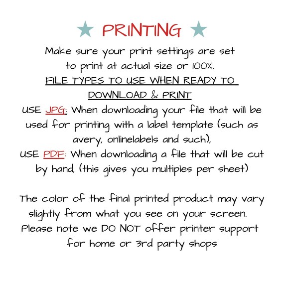 B04 Instant Editable PDF Cookie Tin Labels Cookie Tin - Etsy