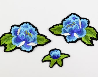 Patch "Blue Peony" - set