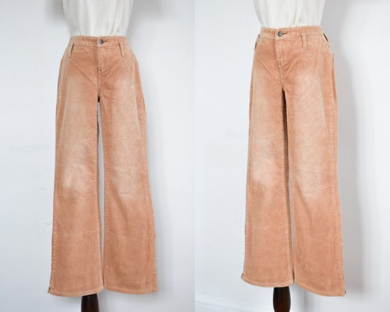 corduroy kick flare pants | size 4