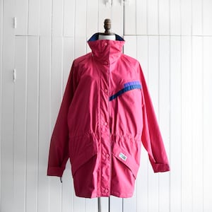sierra designs hot pink goretex jacket | l/xl
