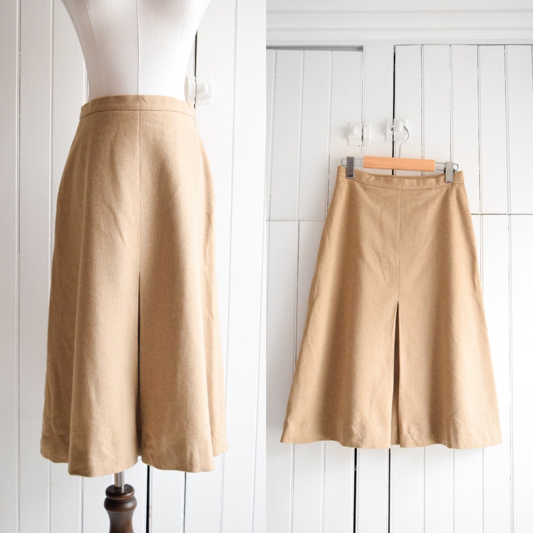 Tropi Embroidery Camel Skirt
