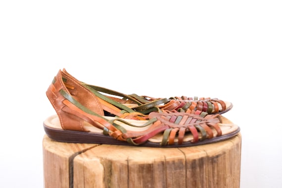 multicolour huarache sandals | size