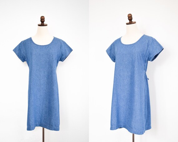 vintage denim t-shirt dress | s/m