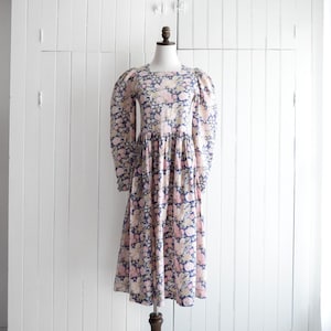 vtg laura ashley cotton dress | xs