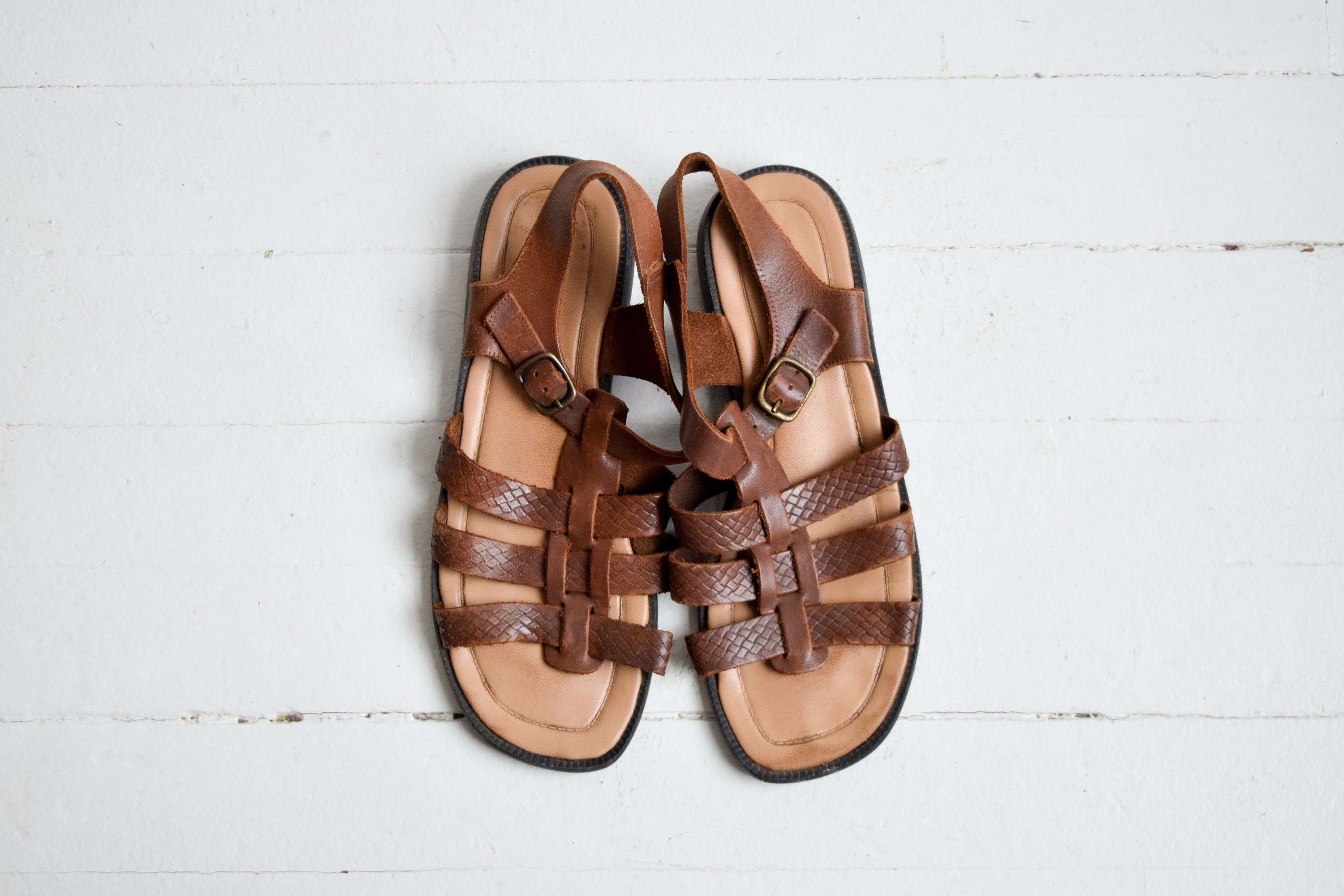 Leather sandals from the 9s sale