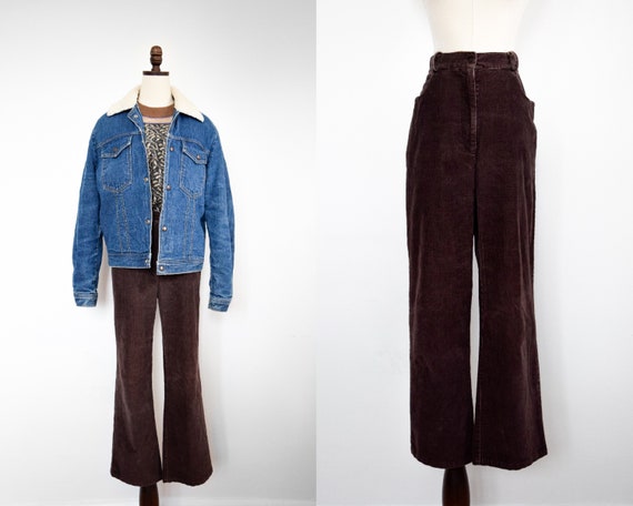 high waisted corduroy pants | size 31