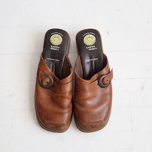 earth shoes leather mules | 9