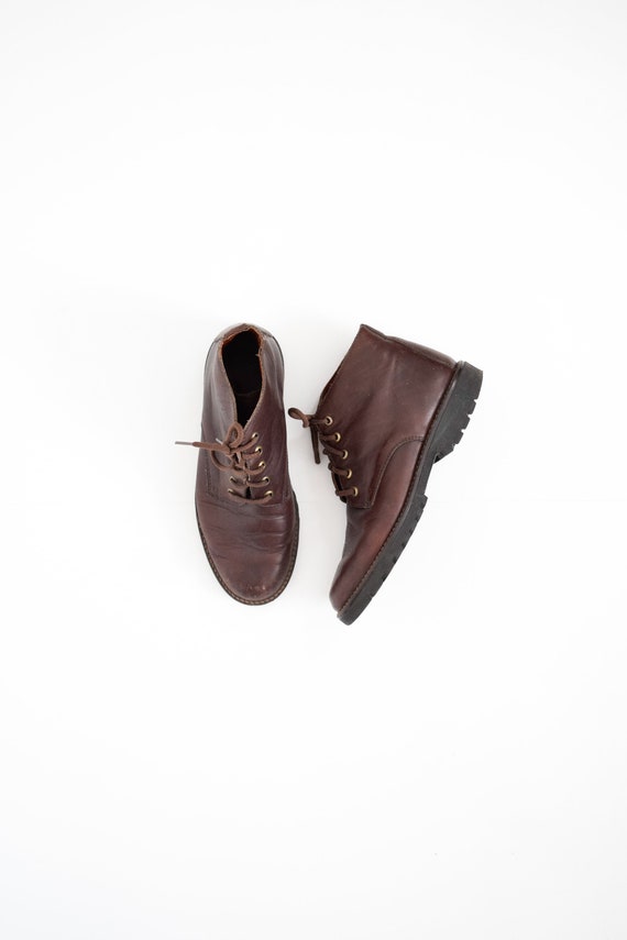 leather ankle boots | 8