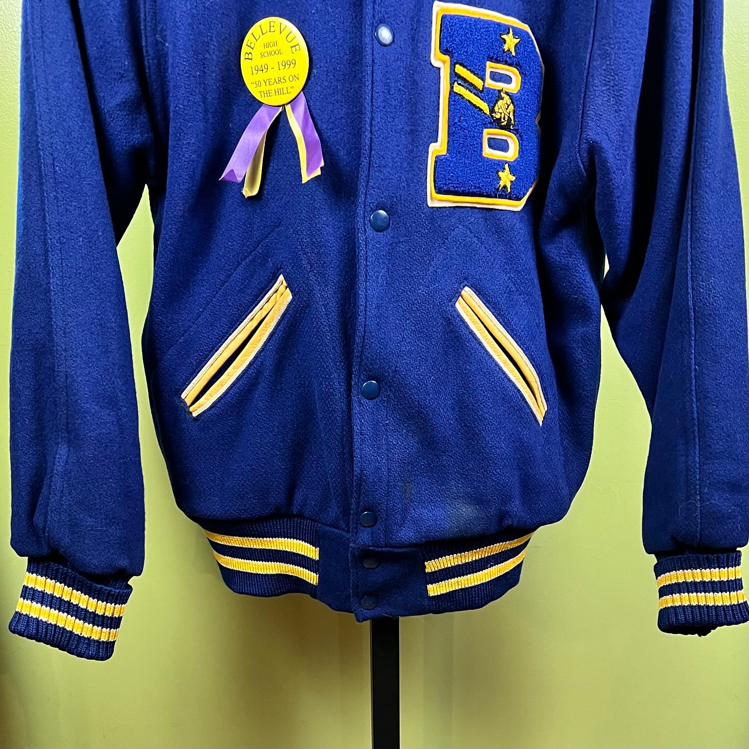 Vtg 50's Lasley Knitting Co. Letterman Jacket Sz 38 Wool Vtg 50's Lasley Knitting Co. Letterman Jacket Sz 38 Wool