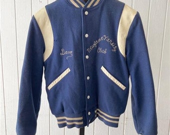 アウターその他 SOMEWHERE BUTTER. 90s Vintage Varsity Jumper Navy S4FJP02NVF Vtg 50's BUTWIN Letterman Jacket Sz Small / 38 Navy & White