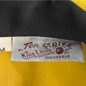 CHEMISE BOWLING VINTAGE Rayonne Rouge Ten Strike King Louie Vintage Red Rayon Bowling 267583307815 CHEMISE BOWLING VINTAGE Rayonne Rouge Ten Strike King Louie Vintage Red Rayon Bowling 267583307815