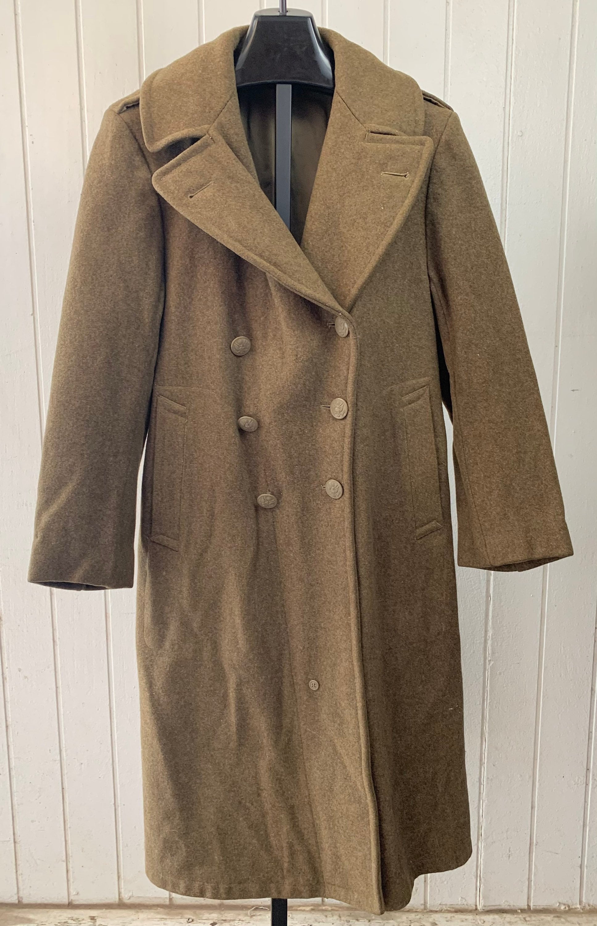 Ww2 wool shop trench coat