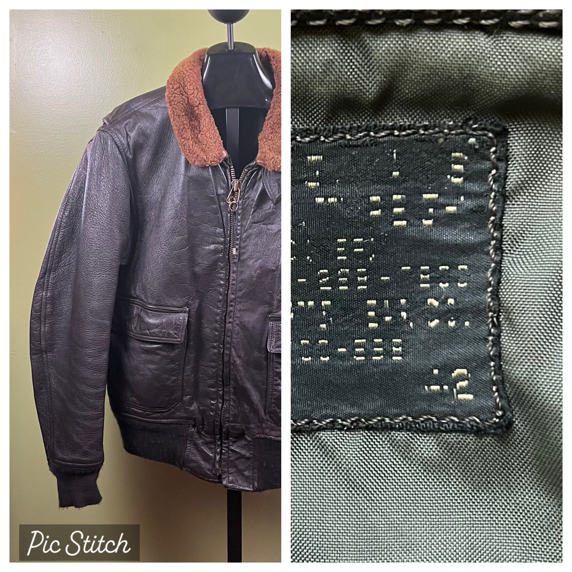 50s Bomber Jacket Leather - Etsy 50s Bomber Jacket Leather - Etsy