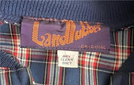 Landlubber Plaid Jacket sz Med1970's Vtg Gasoline… - image 6