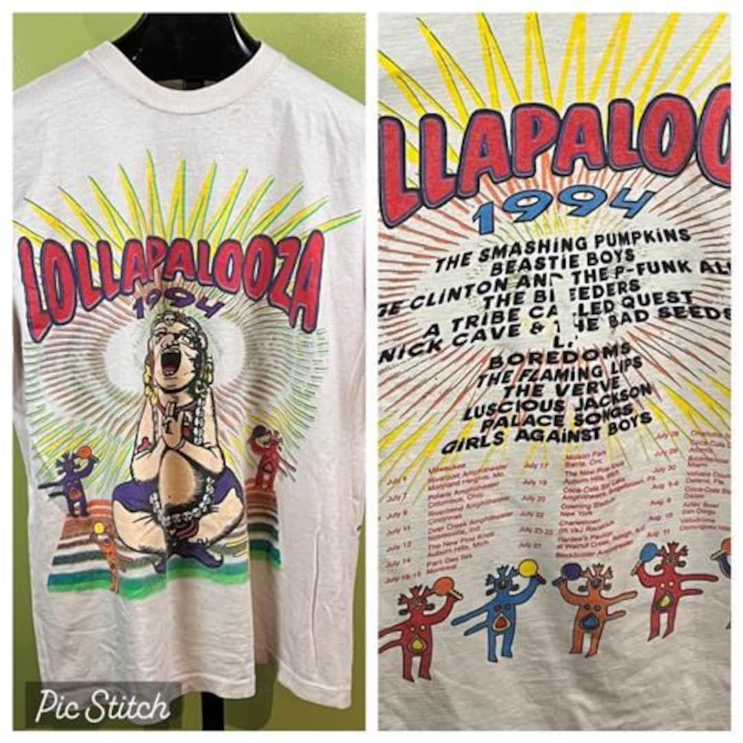 「最終値下げ」　Lollapalooza Tシャツ　1994 Vintage 1994 Lollapalooza Festival T Shirt Beastie Boys L7