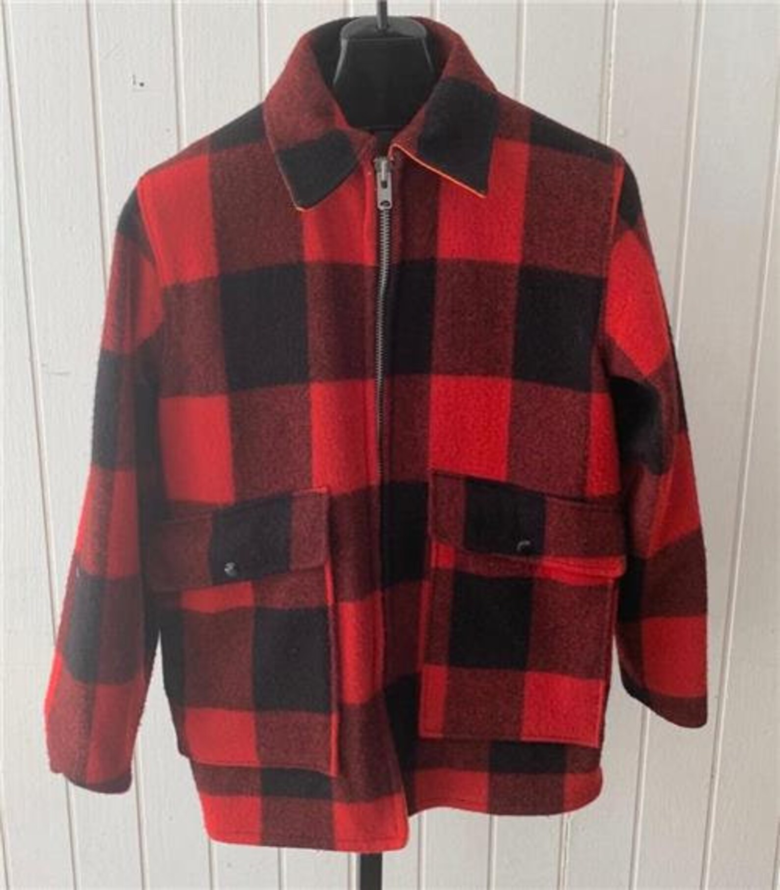 reversible plaid jacket
