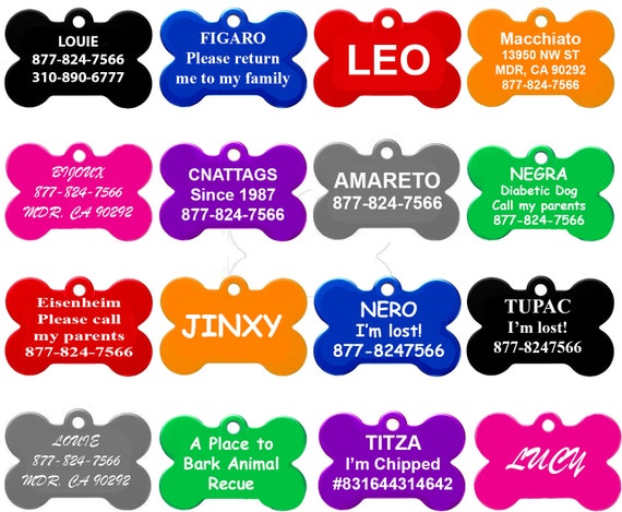 My Family Pet Tags Enamel Circle With Paw - Incredible Pets
