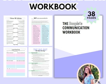 Communication Workbook for Couple Activity Guide for Marriage Growth Exercise Journal Relationship Worksheets