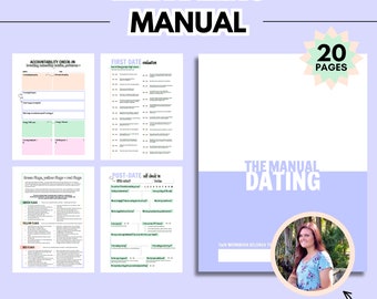 The Dating Manual for women, Workbook guide on Love and commitment, Activity journal toward finding a healthy relationship through self Love